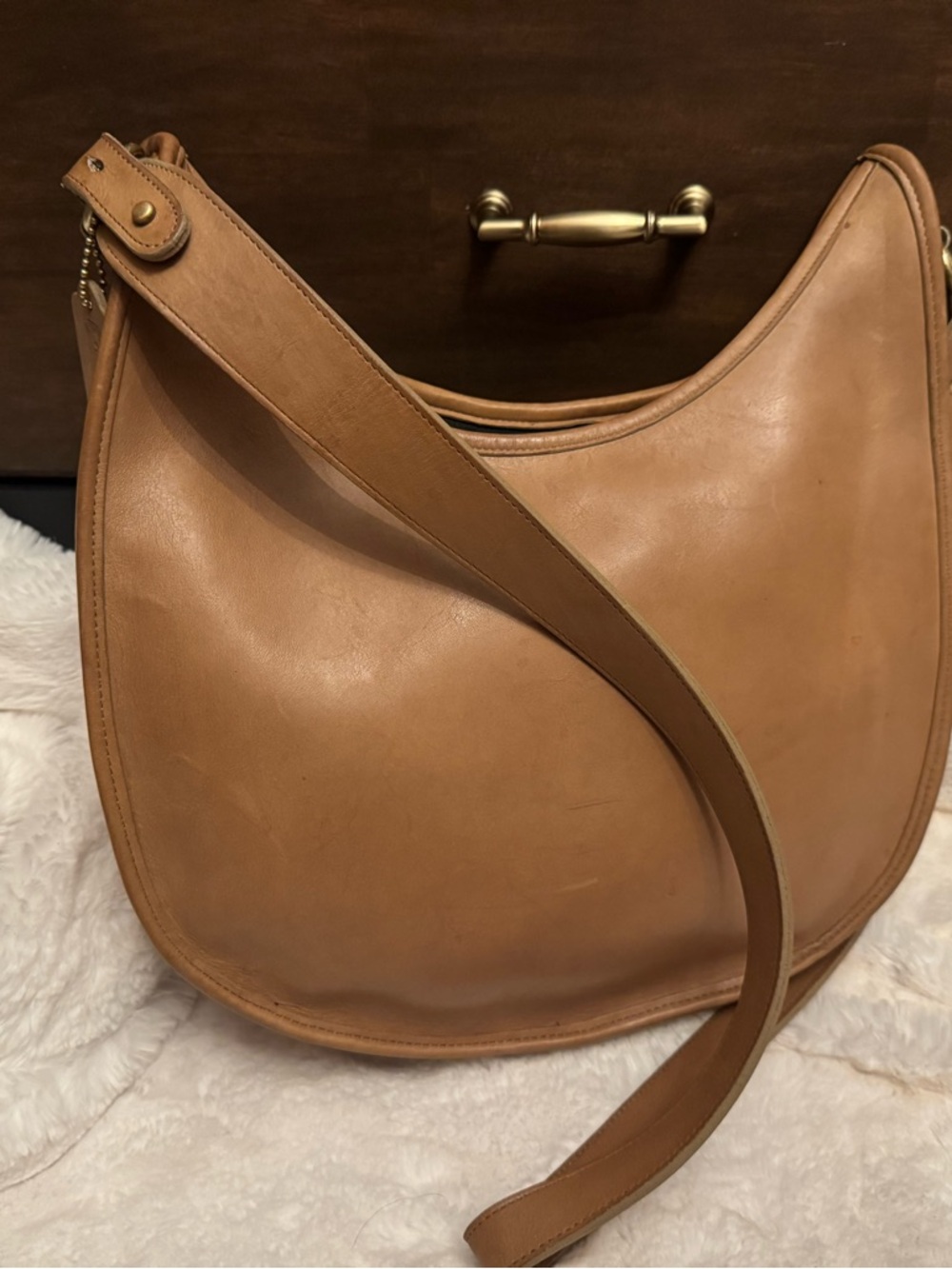 RARE Gorgeous Coach Vintage Beckett in Putty Natural Condition - Picture 11 of 11